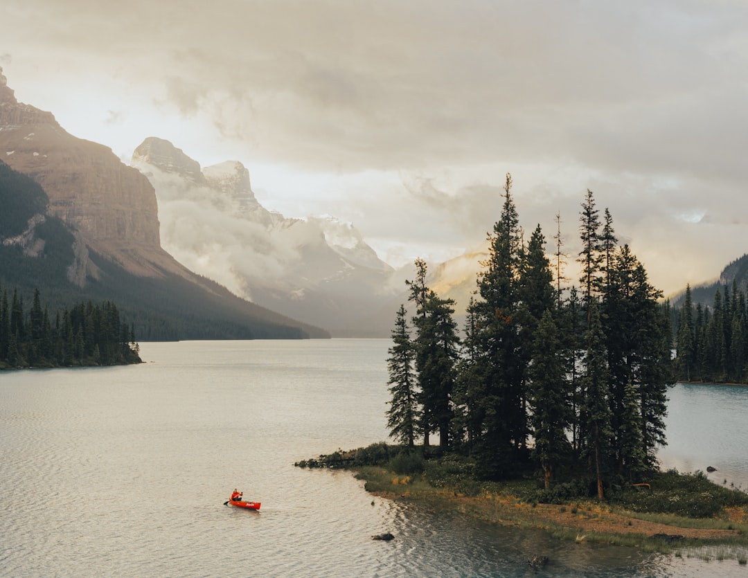 Mountain photo spot Spirit Island Jasper National Park Of Canada