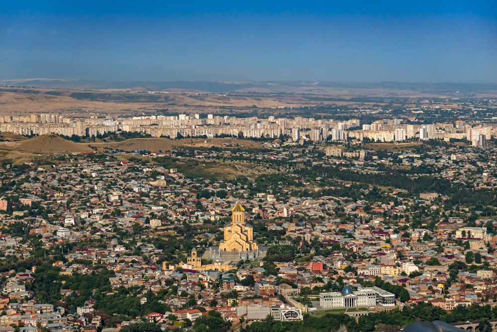 aerial view of city buildings during daytime