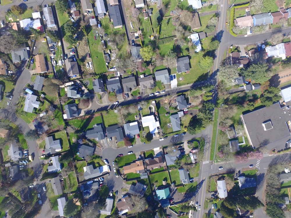 aerial view of city buildings during daytime