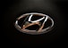 black and silver hyundai logo