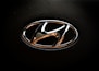 black and silver hyundai logo
