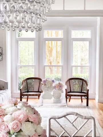 A bright, airy living room with perfectly balanced natural light and vibrant, true-to-life colors.