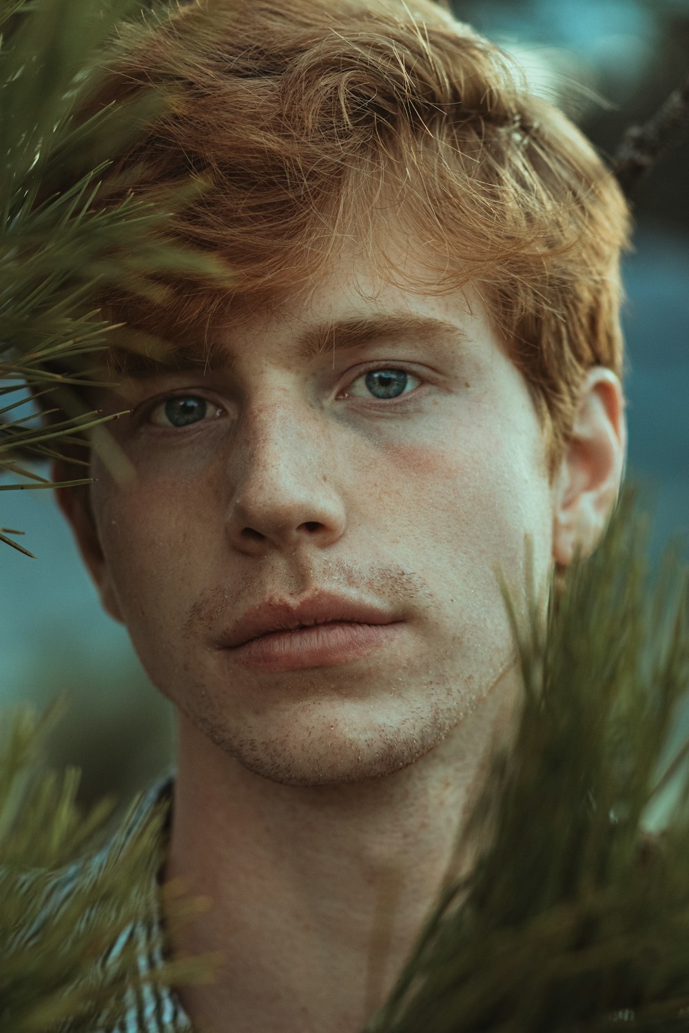 man in green and brown shirt