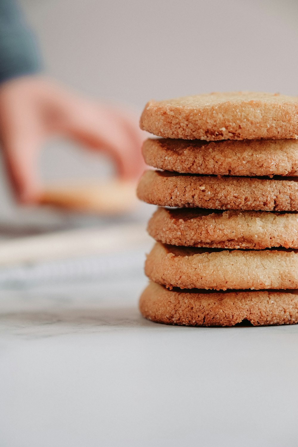 brown cookies on white paper