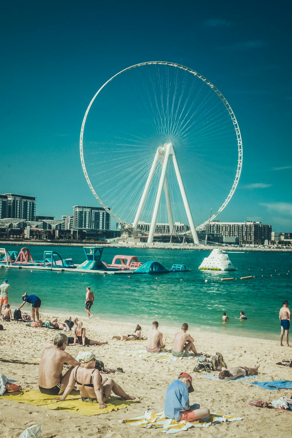 people on beach during daytime