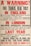 An old poster with bold red and black text addresses the economic issues in England. It describes unemployment among skilled trades unionists in 1908, the plight of dinnerless children in London who needed charity, and mass emigration due to lack of work, criticizing free trade policies.