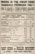 A vintage political advertisement highlights the rise in food prices and unemployment under a radical government compared to 1905. It lists the costs of various food items like bacon, cheese, and sardines under a unionist government in 1905 versus higher prices for the same items in 1909. It promotes tariff reform and increased employment.