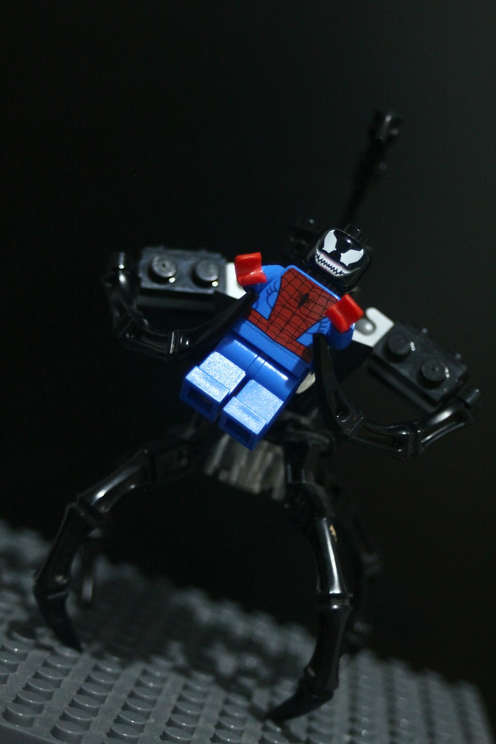 blue and black robot toy