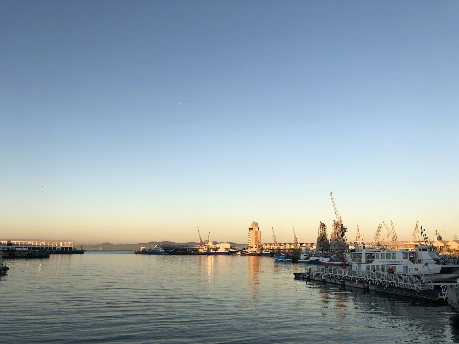 white and black ship on sea during sunset
