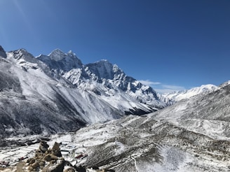 A stunning view of Hunza Valley showcasing its majestic mountains.