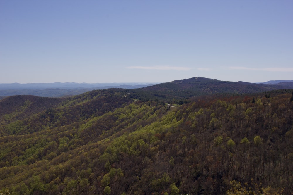 green and brown mountains under blue sky during daytime