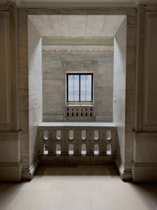 An elegant interior design showcasing marble finishes.