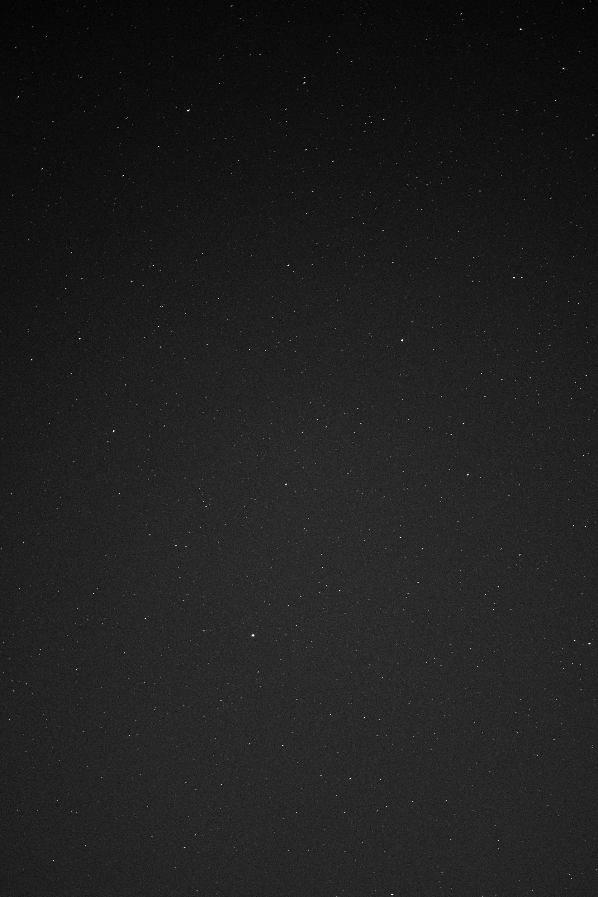 black and white stars during night time