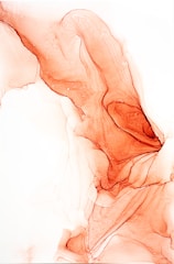 white and pink abstract painting