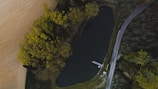 Before and after comparison of a restored detention pond.