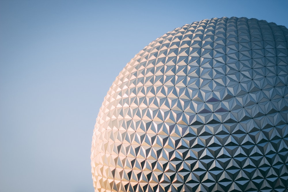 white round ball under blue sky during daytime