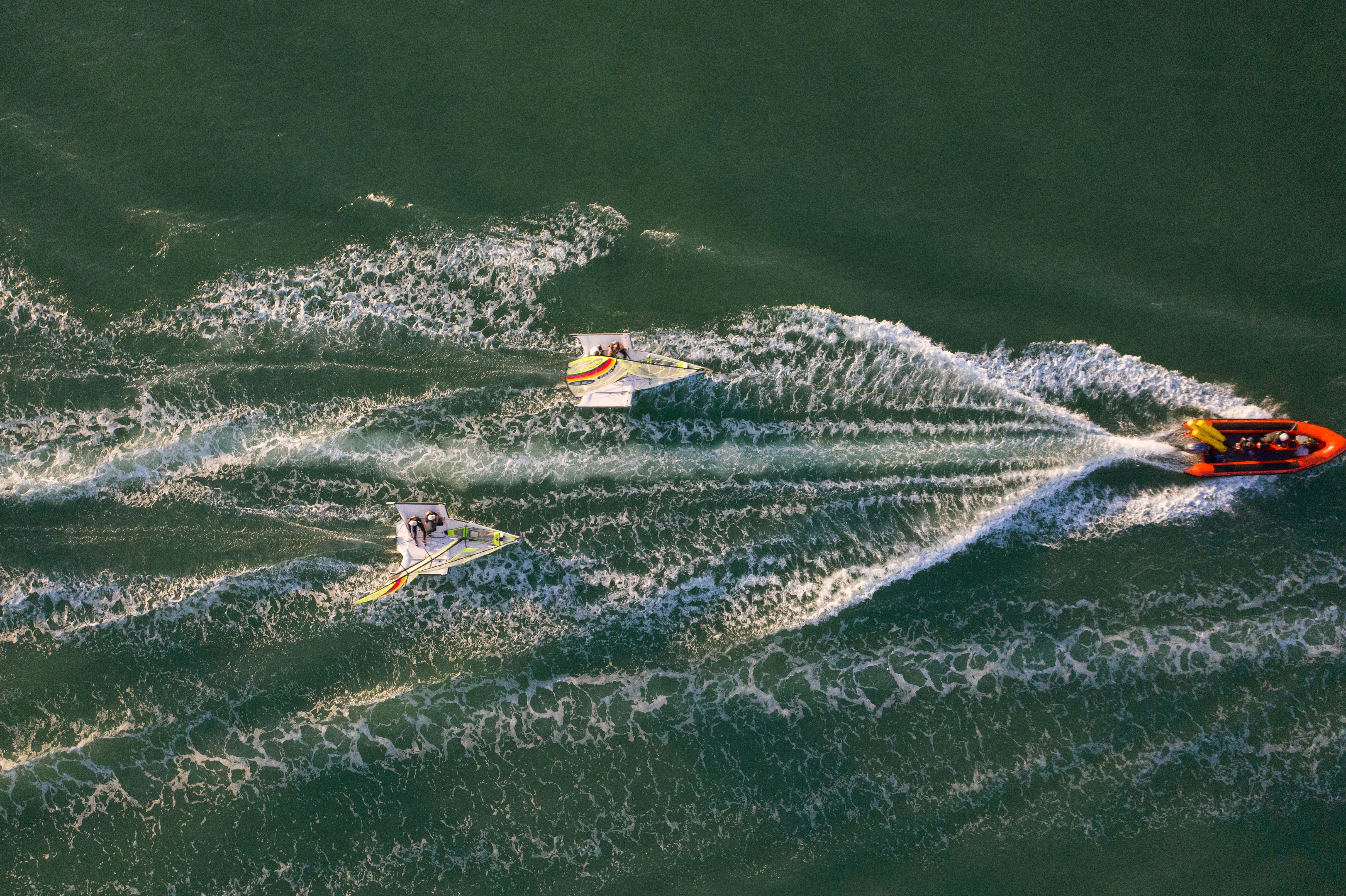 white and red boat on sea during daytime 49ers teams background