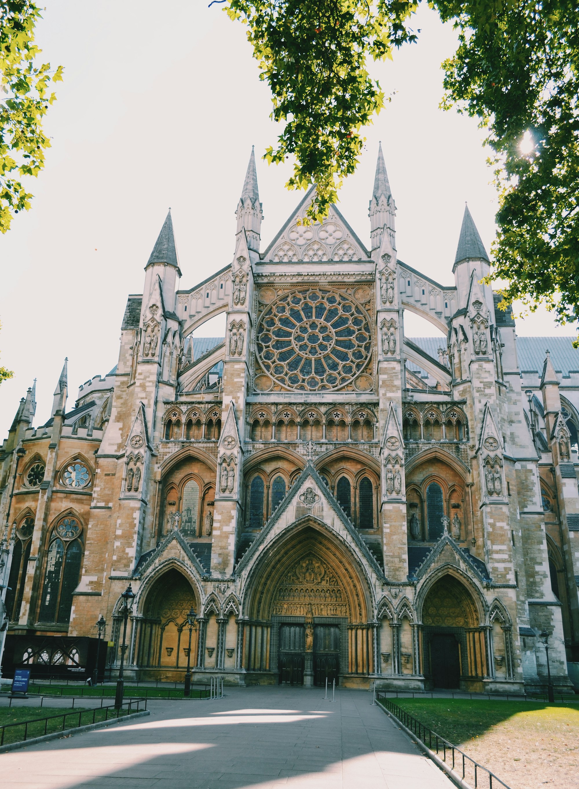 Westminster Abbey Cathedral Entrance, London, United Kingdom