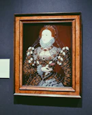 Portrait of a famous historical figure born under the Virgo sign, dressed in period attire.
