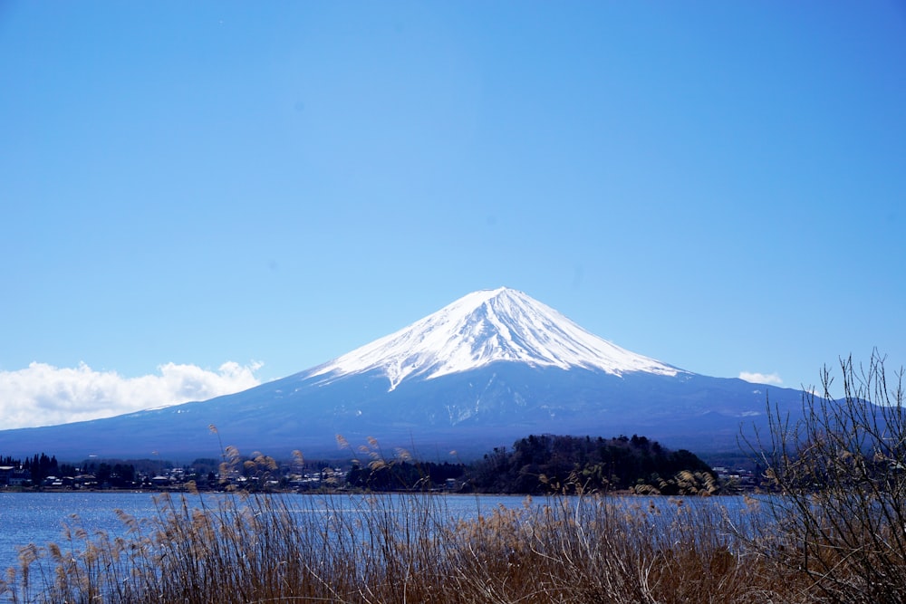 snow covered mountain under blue sky during daytime