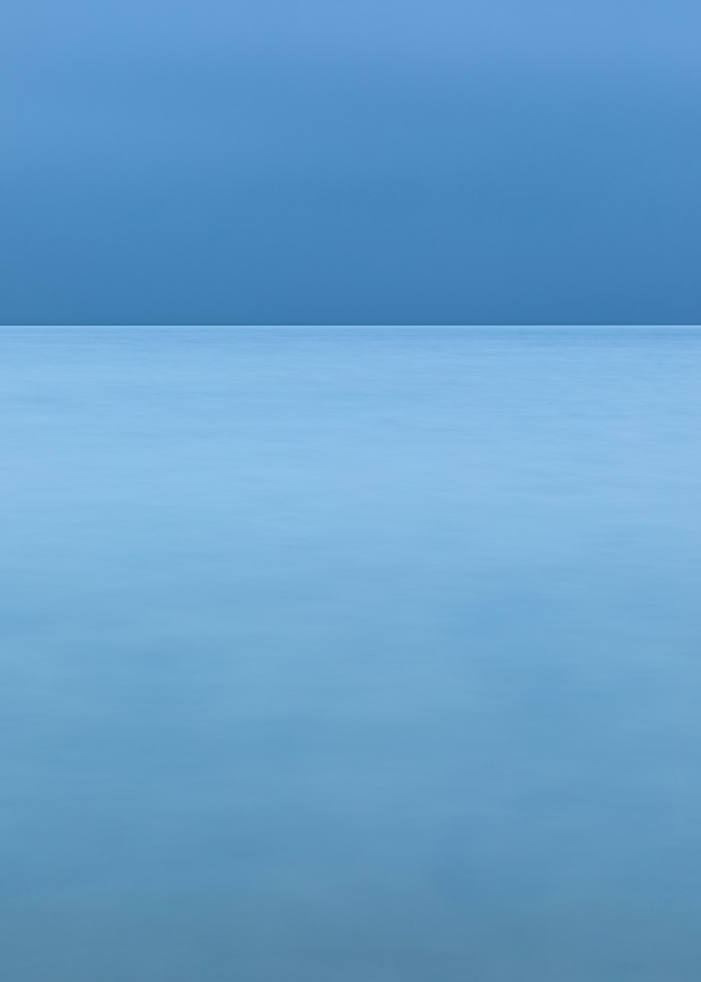 blue sky over the sea