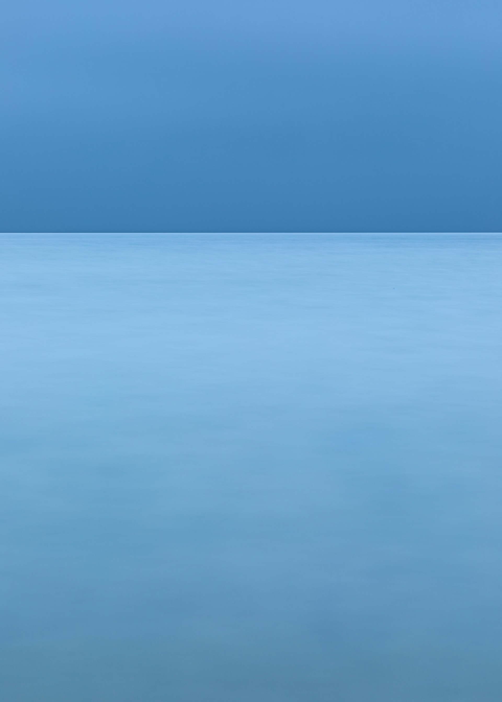 blue sky over the sea