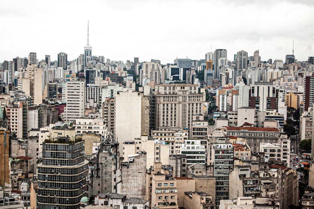 aerial view of city buildings during daytime