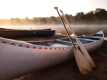 Jungle canoe Rapti river Nepal