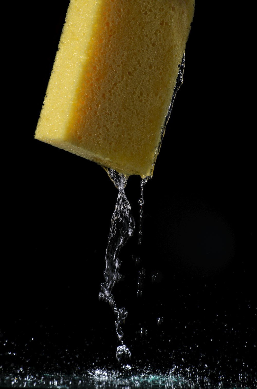 yellow cheese on white water