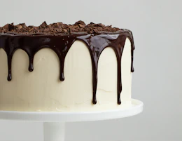 Decorated celebration cake