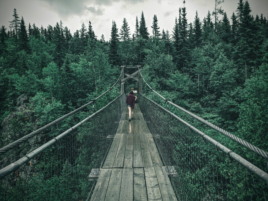 Suspension bridge photo spot Lac La Haie Canada