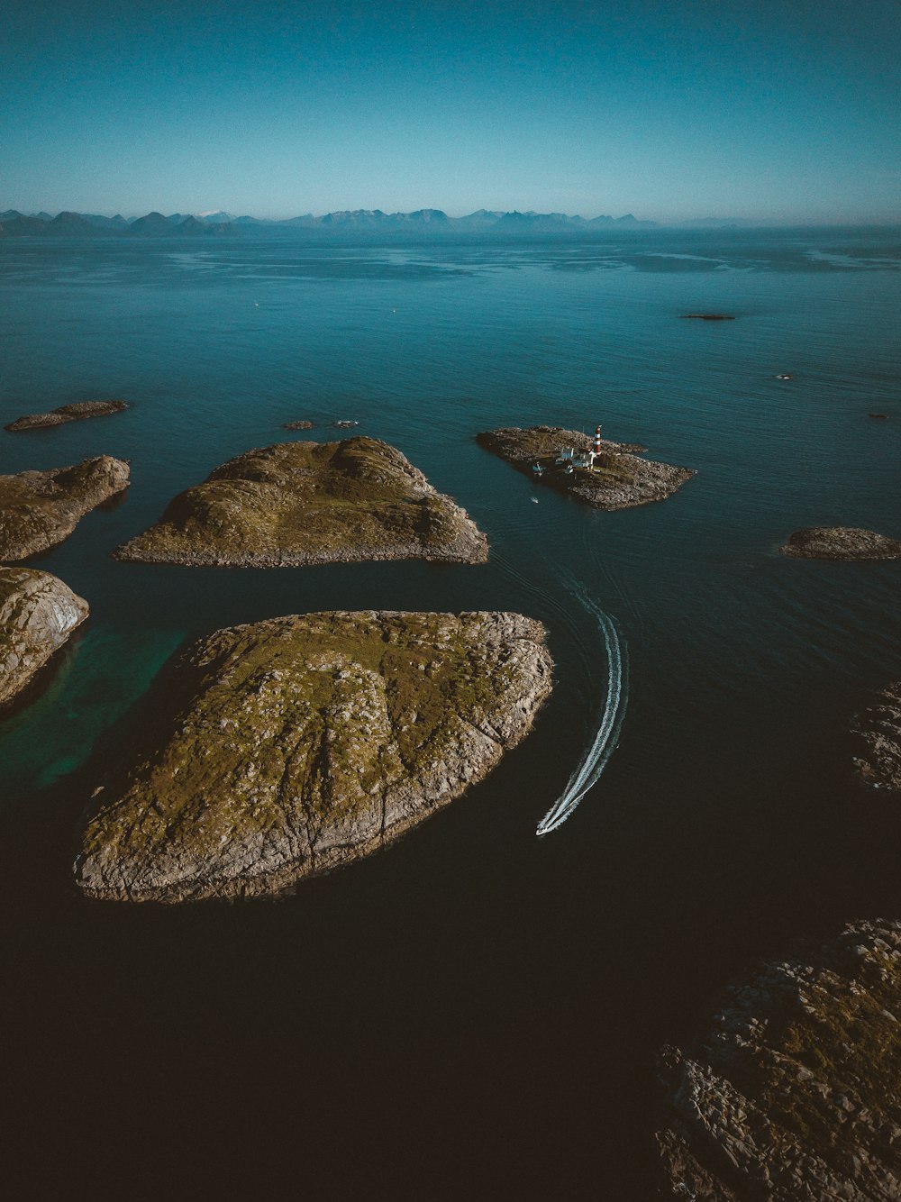 aerial view of island during daytime