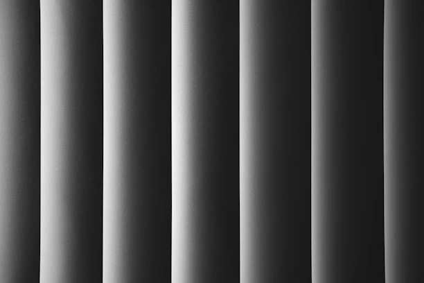 black and white striped textile