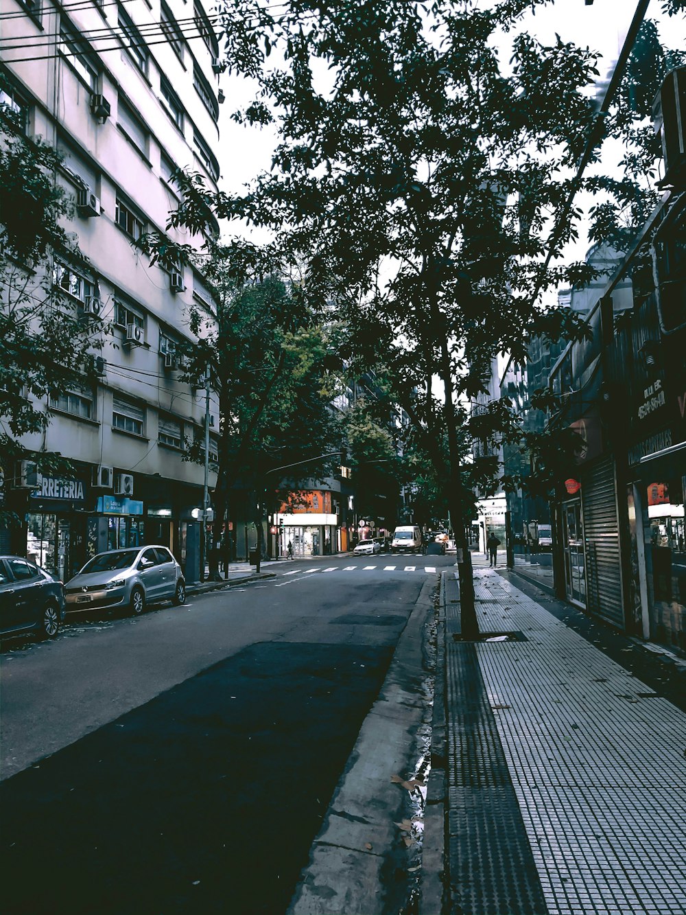 cars parked on side of the road