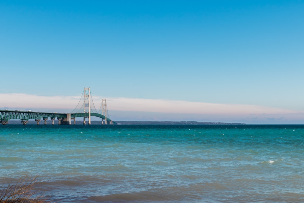 bridge over the sea during daytime