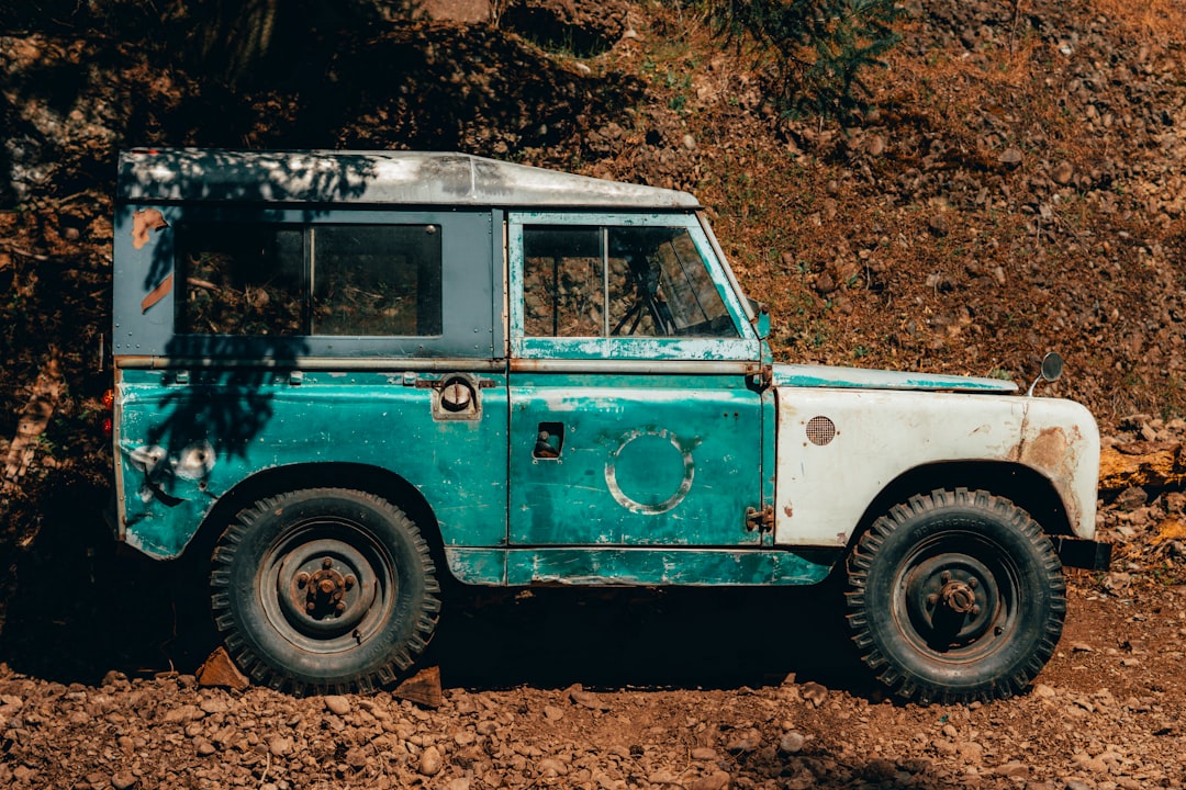 white and black land rover range rover