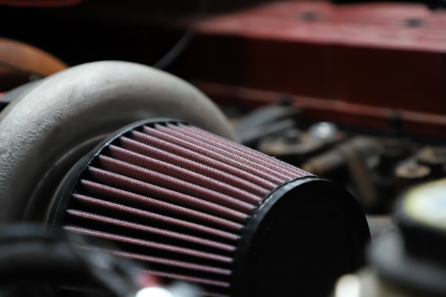 white and red industrial machine