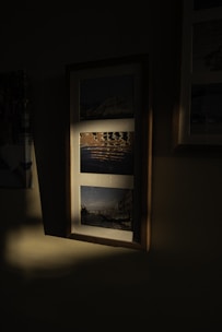 A framed photo printed on MDF board, showcasing a vibrant family portrait.