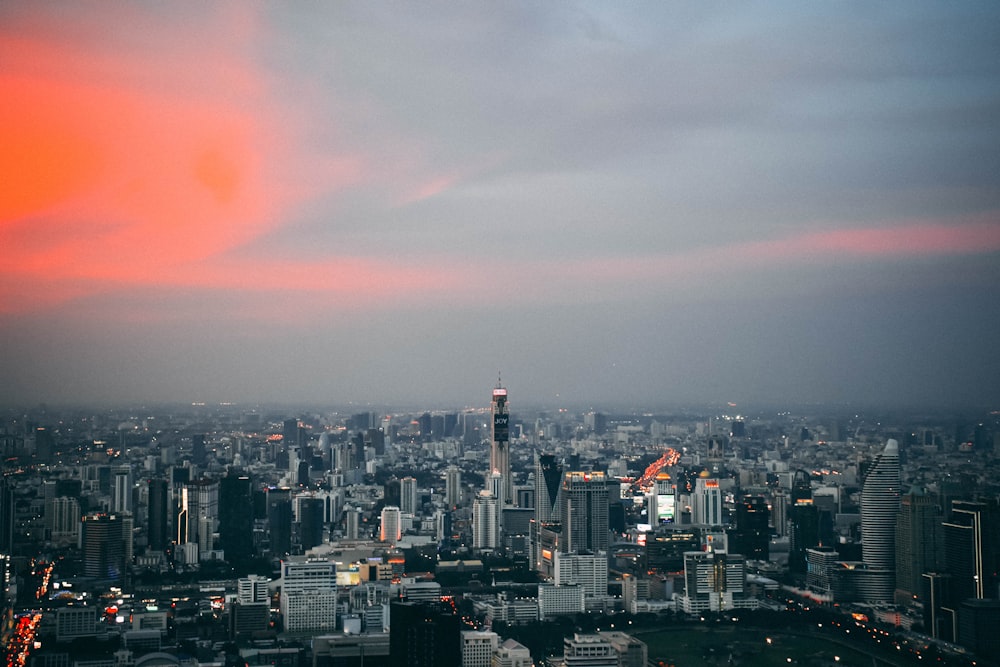 aerial view of city buildings during daytime