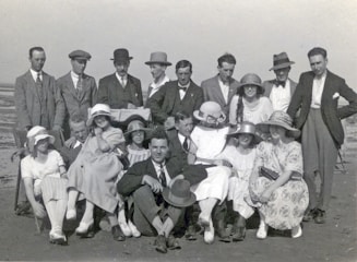 Diverse group of people wearing stylish casual and formal clothing outdoors