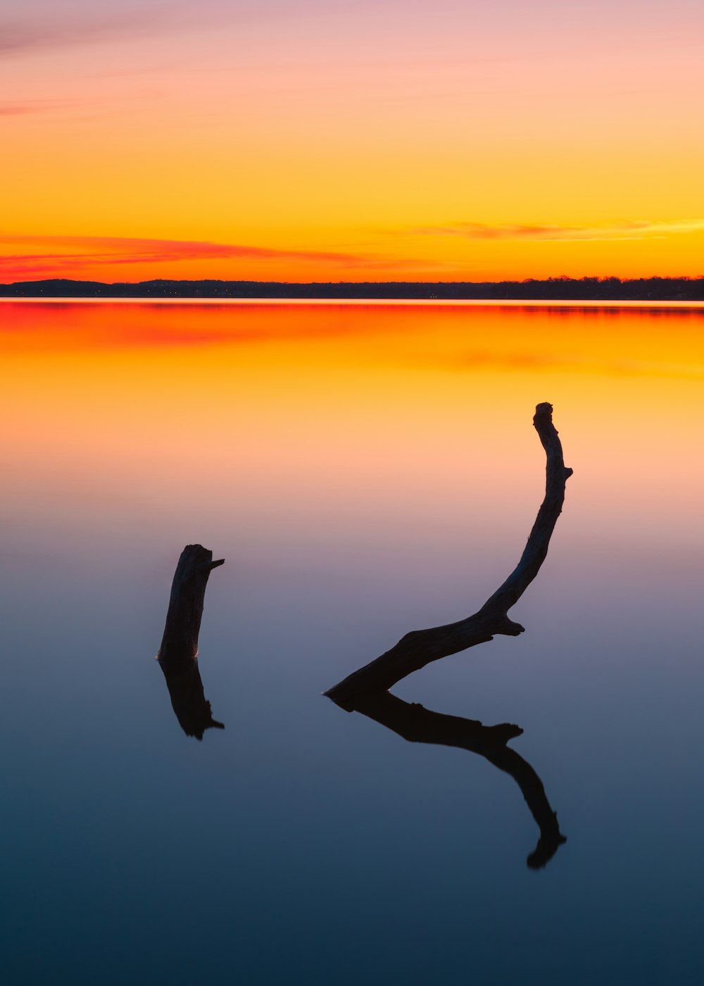 silhouette of person jumping on water during sunset