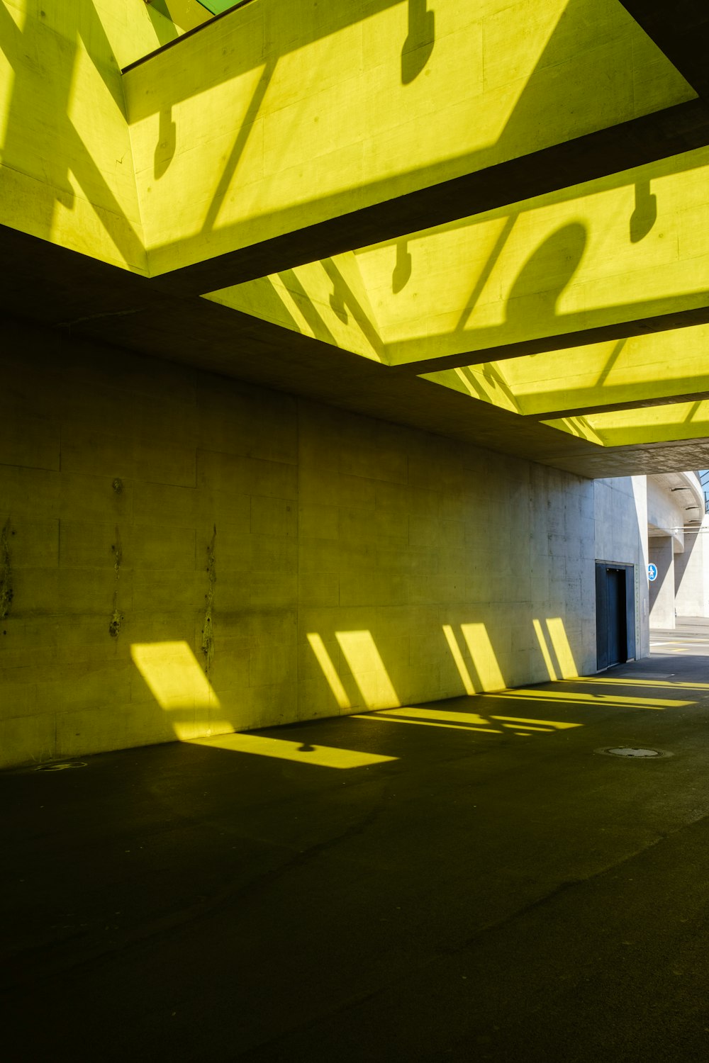 yellow lighted ceiling lamp in a room