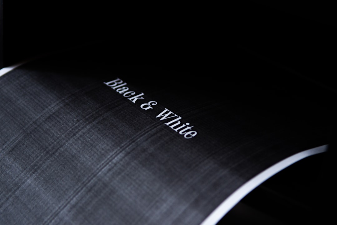 black and white plaid textile