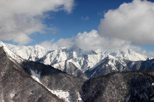 snow covered mountain under blue sky during daytime
