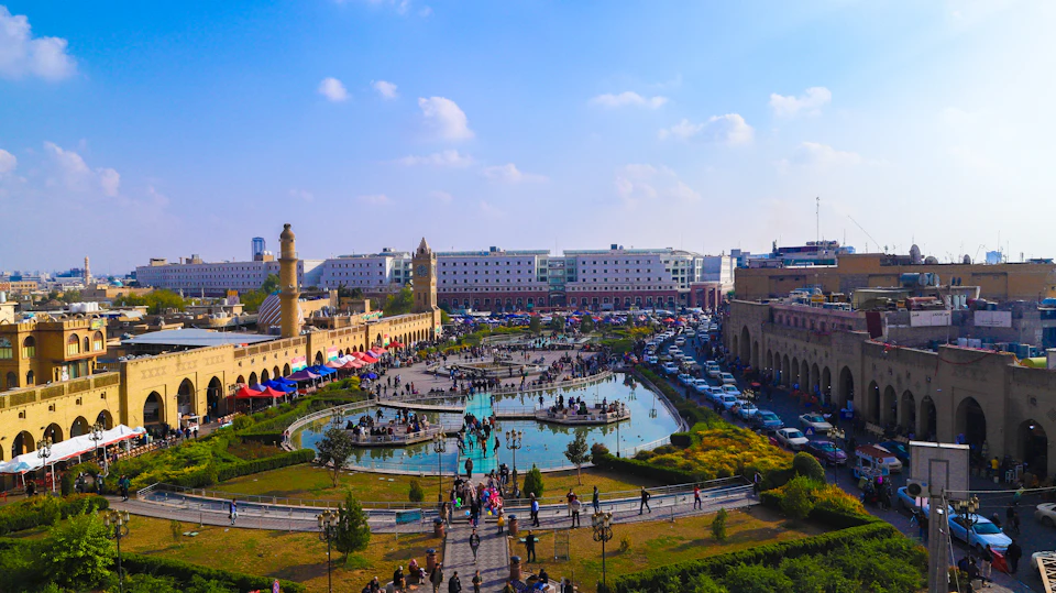 Aerial view of Iraq — neighbourhood and local SEO coverage