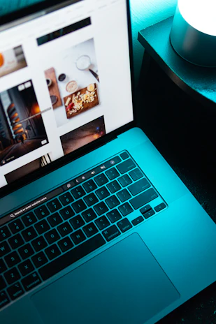A laptop screen displaying a collection of glowing client testimonials in a neat layout.