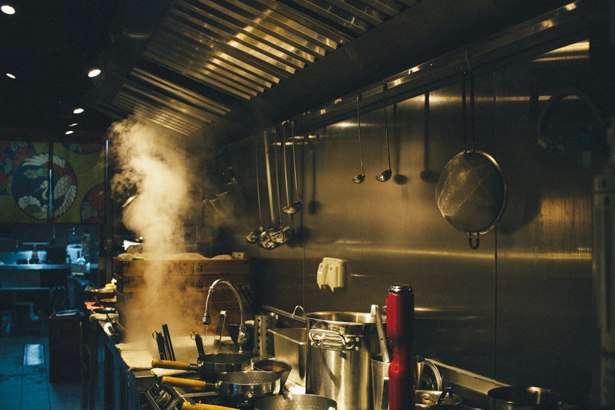 Kitchen cooking process
