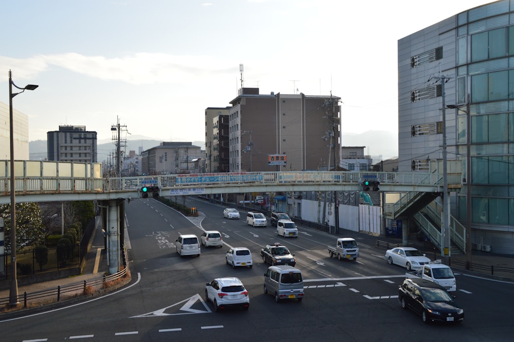 cars on road near buildings during daytime