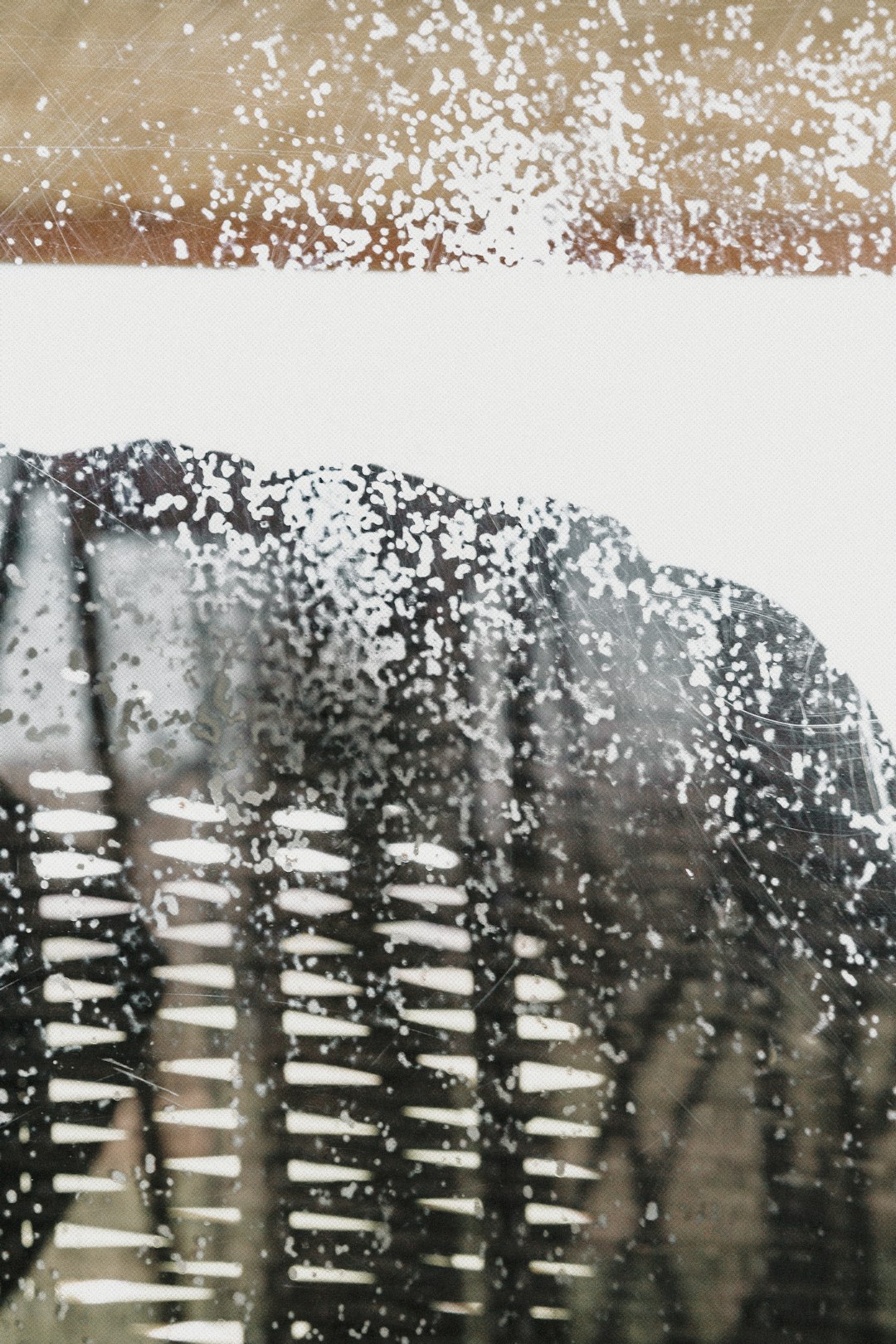 water droplets on glass window