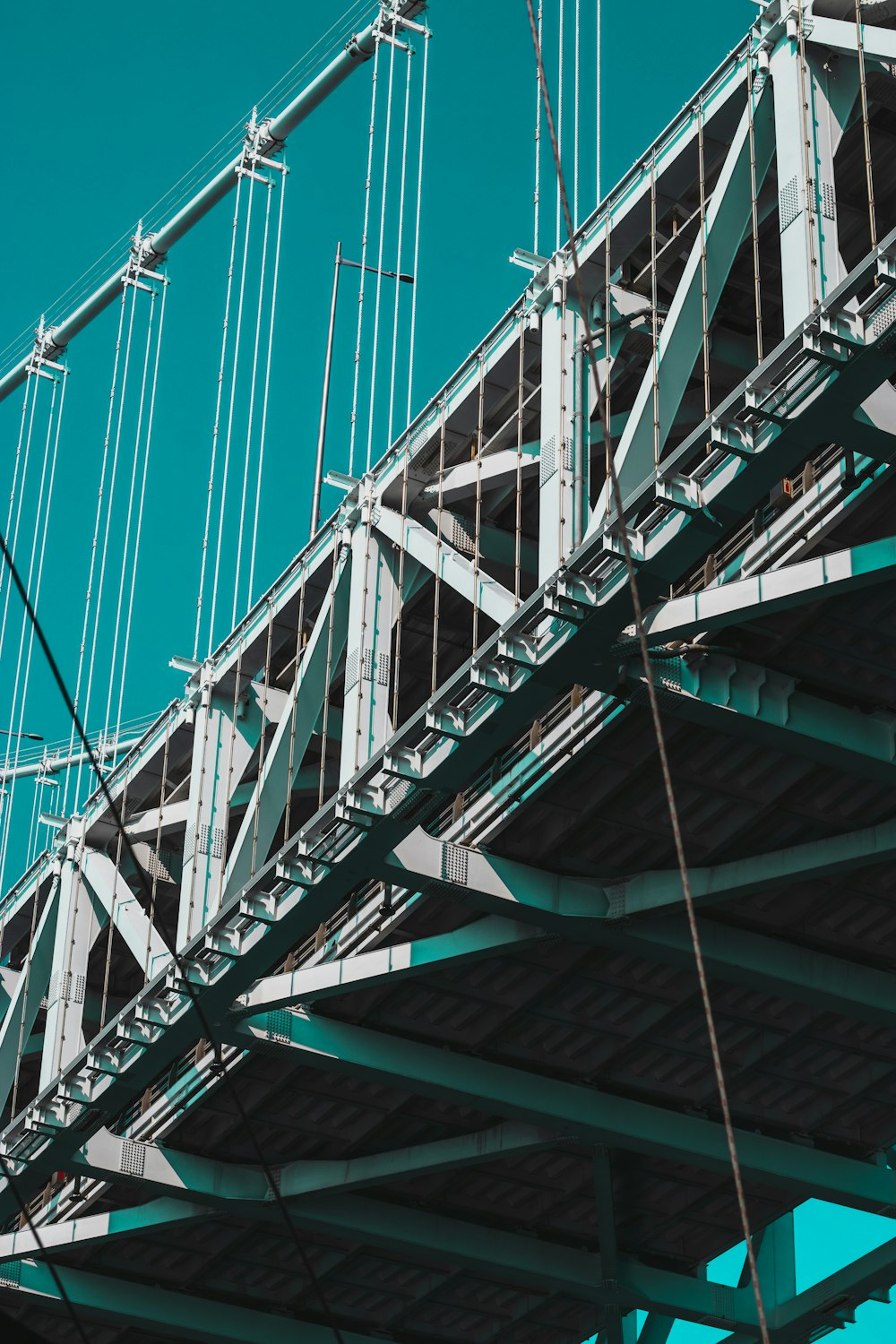 gray metal bridge under blue sky during daytime